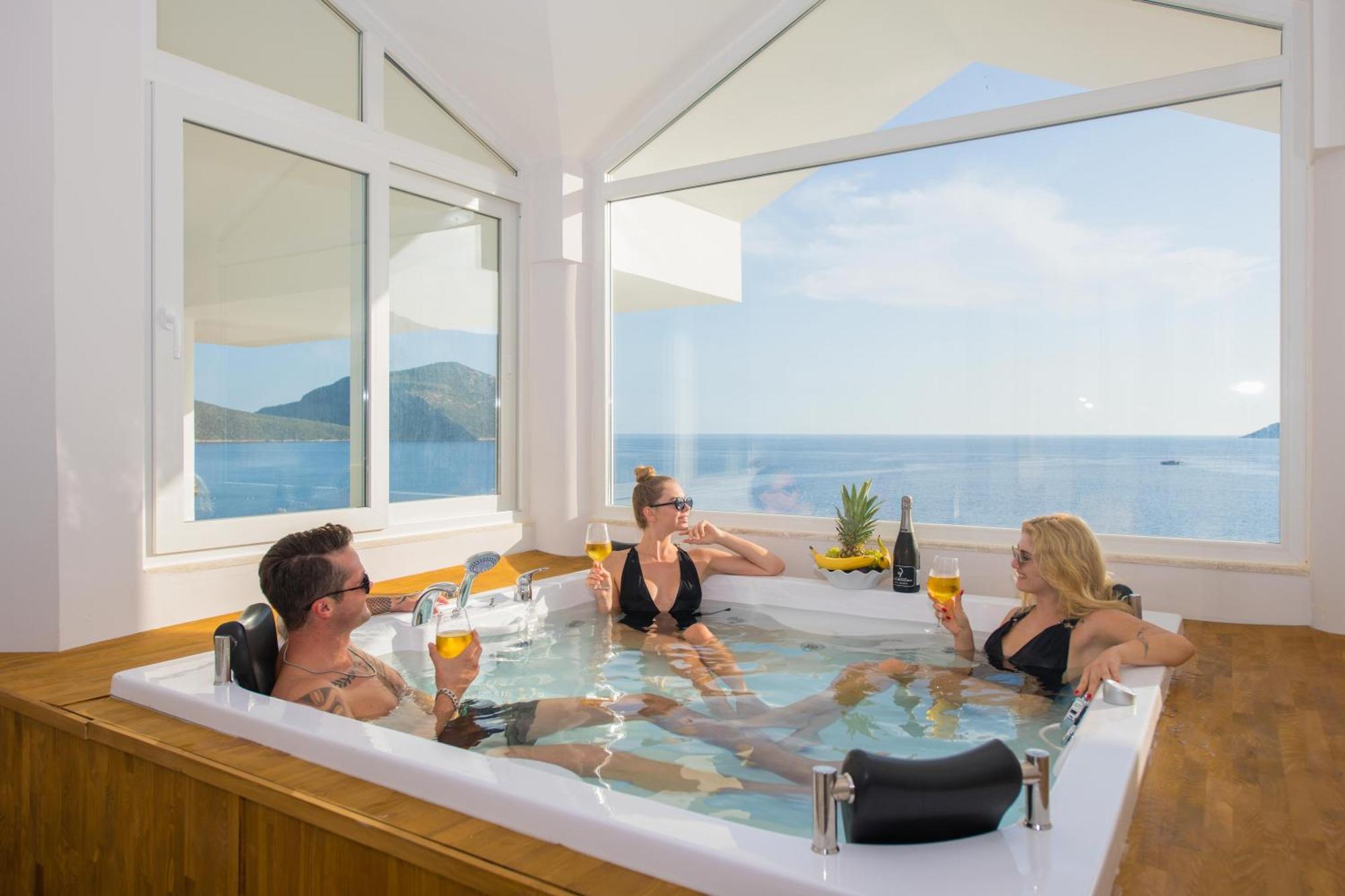 Beachfront Sari Villa With Private Swimming Pool Kalkan Exterior photo