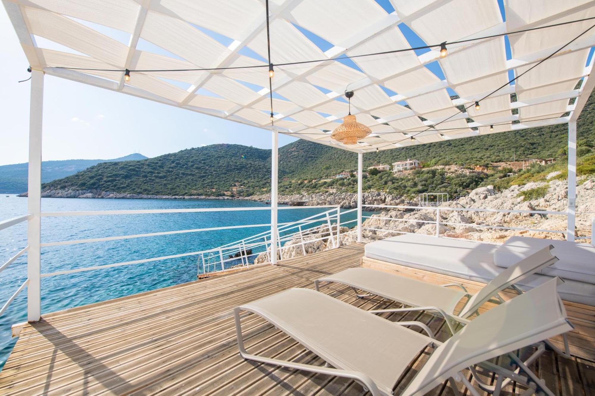 Beachfront Sari Villa With Private Swimming Pool Kalkan Exterior photo