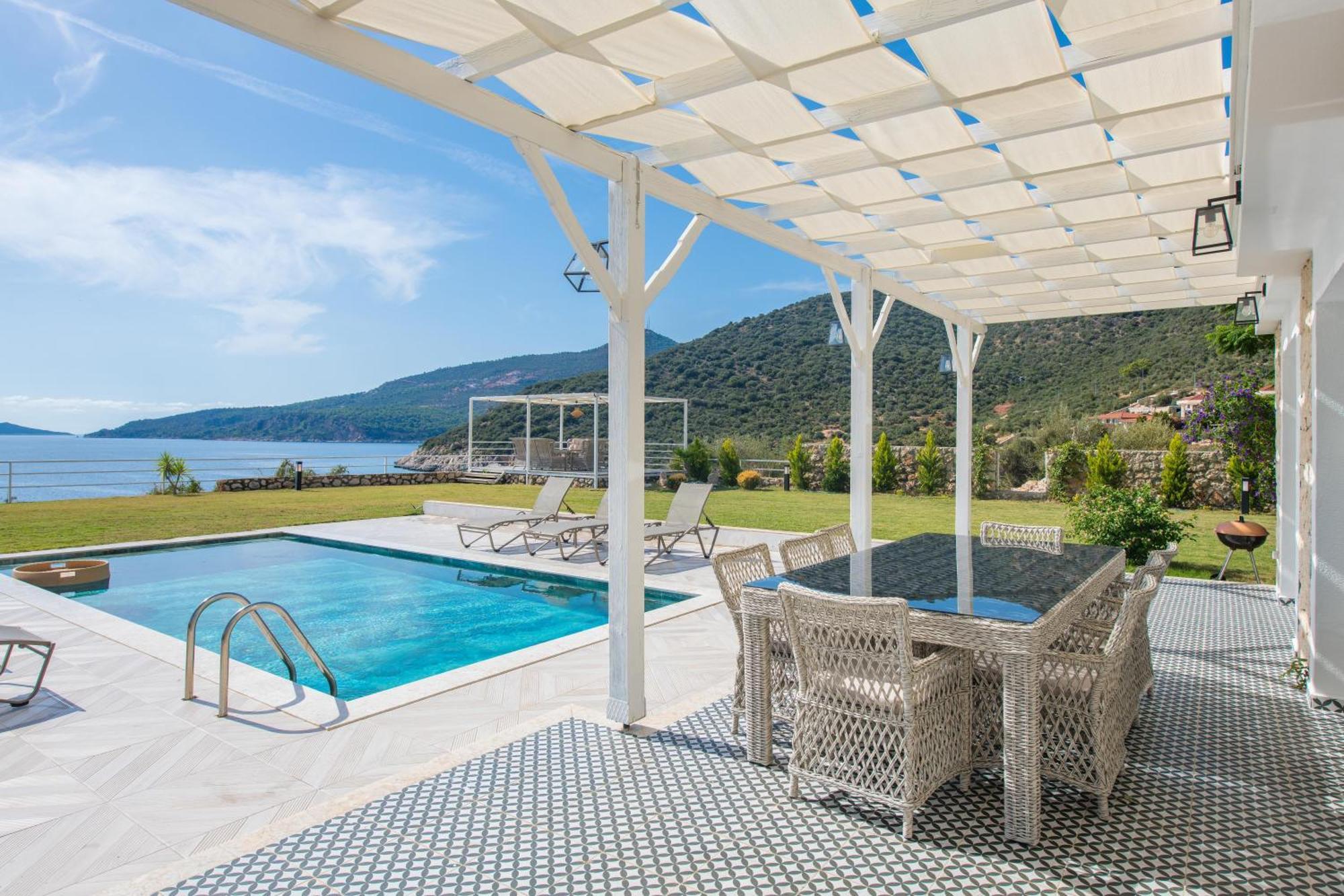 Beachfront Sari Villa With Private Swimming Pool Kalkan Exterior photo